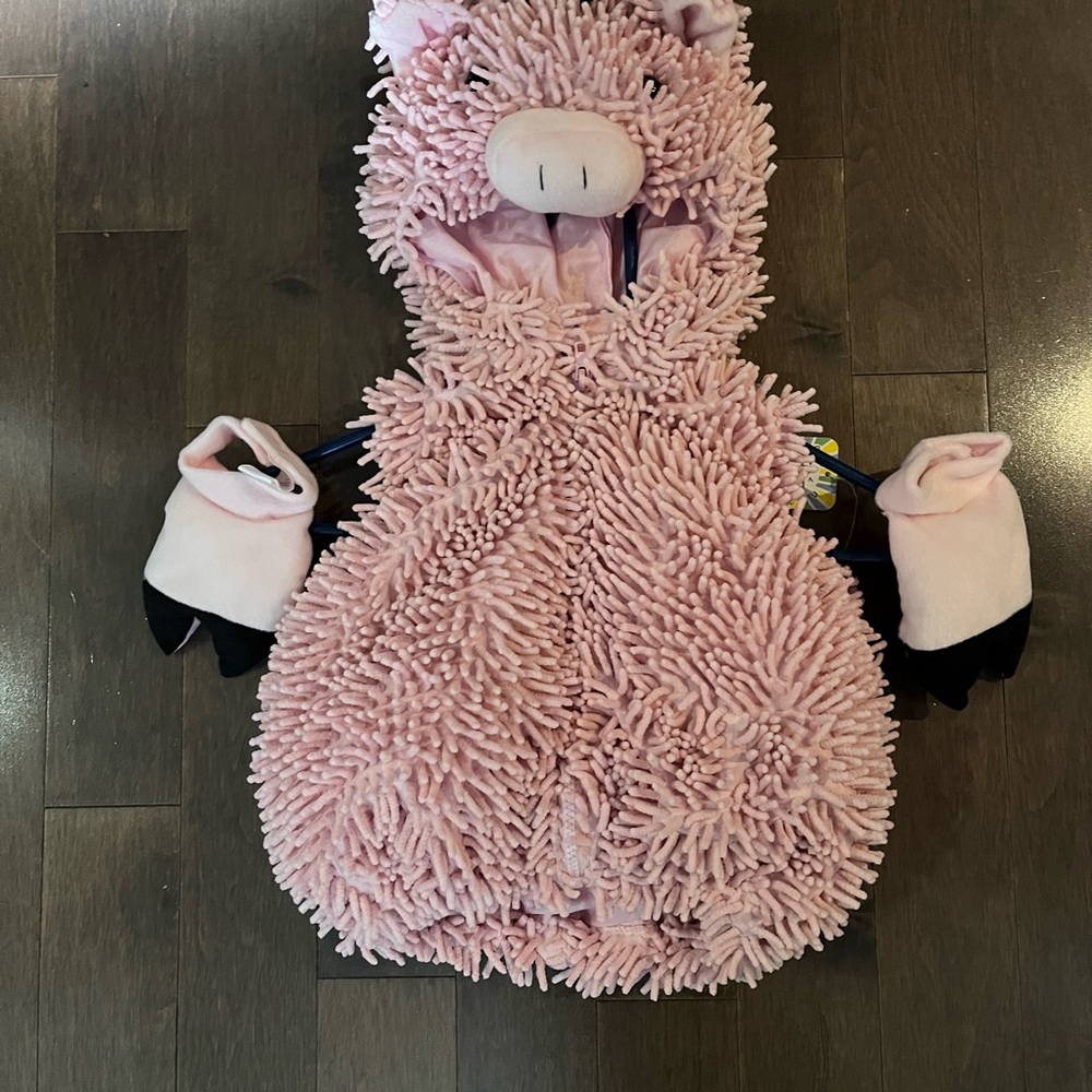 Hooded Pink Piglet Costume for Baby